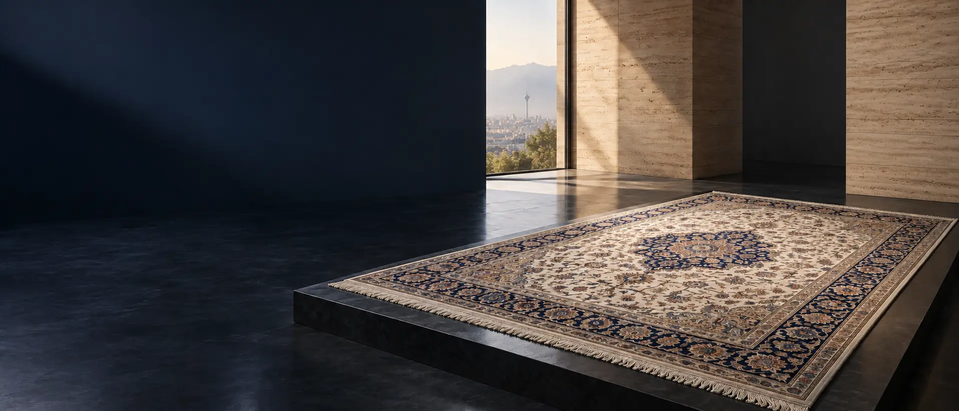 Persian hand-knotted carpets
