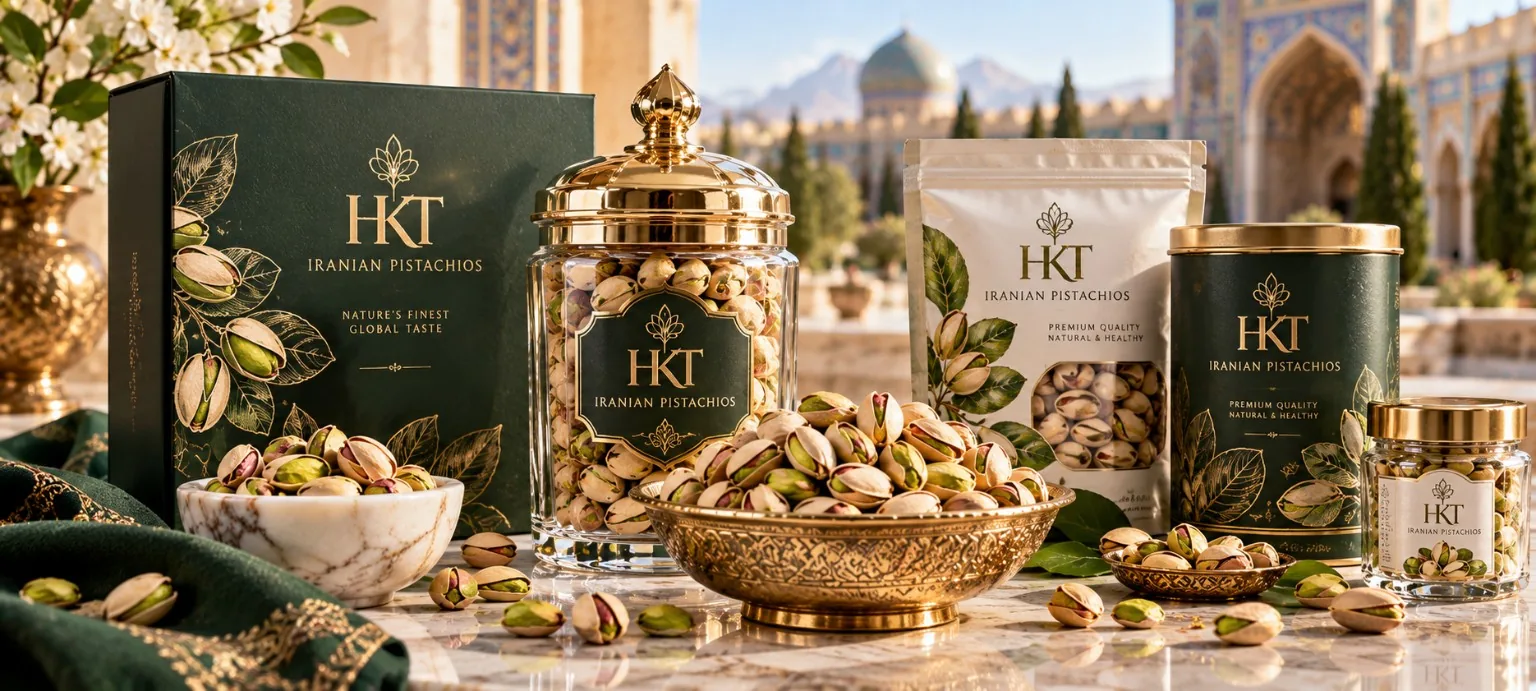 پسته ایرانی برای تأمین عمده و صادرات — HKT Export