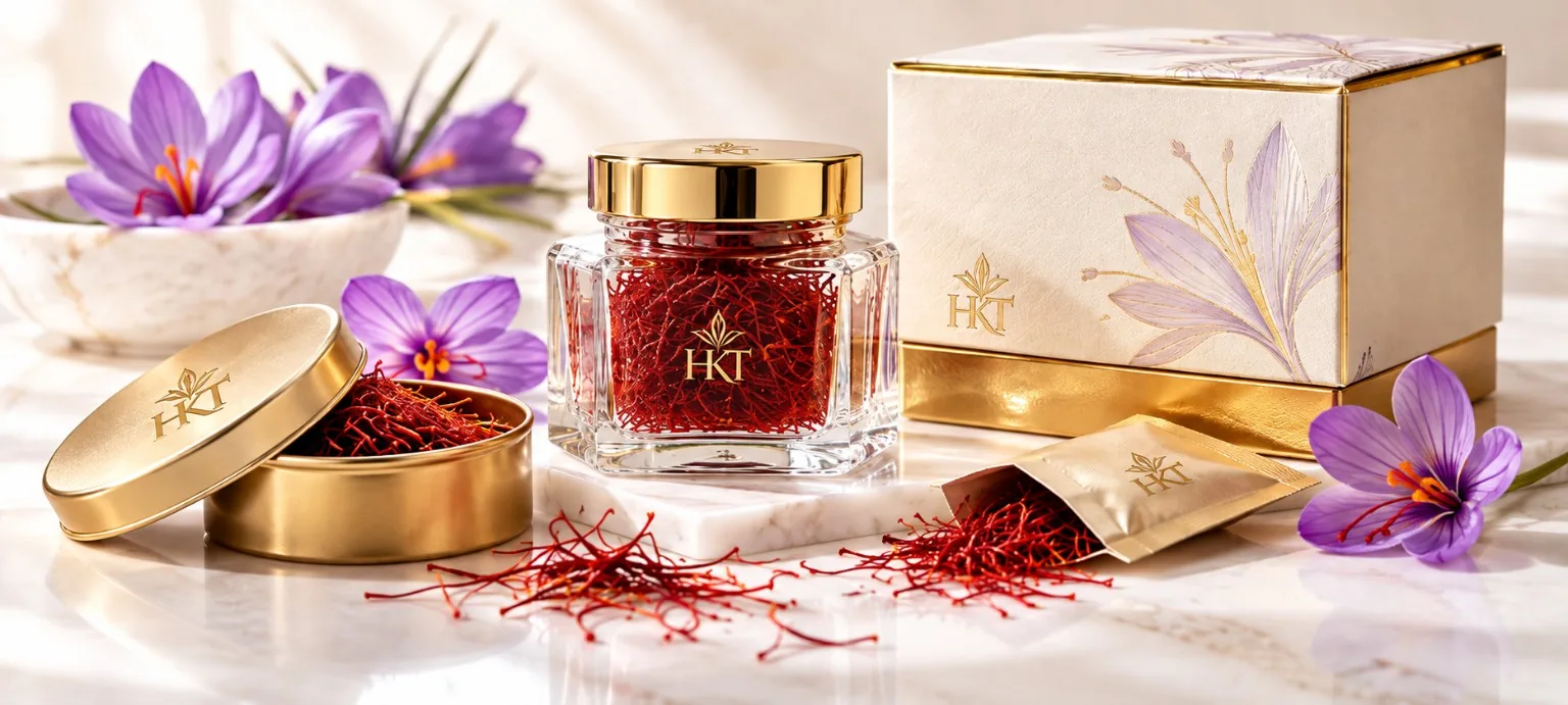 زعفران ایرانی برای تأمین عمده و صادرات — HKT Export