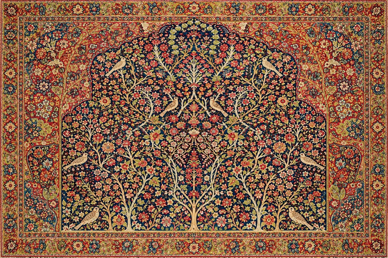 فرش دستباف کرمان انتخاب‌شده توسط HKT Export و Persian Royal Rug