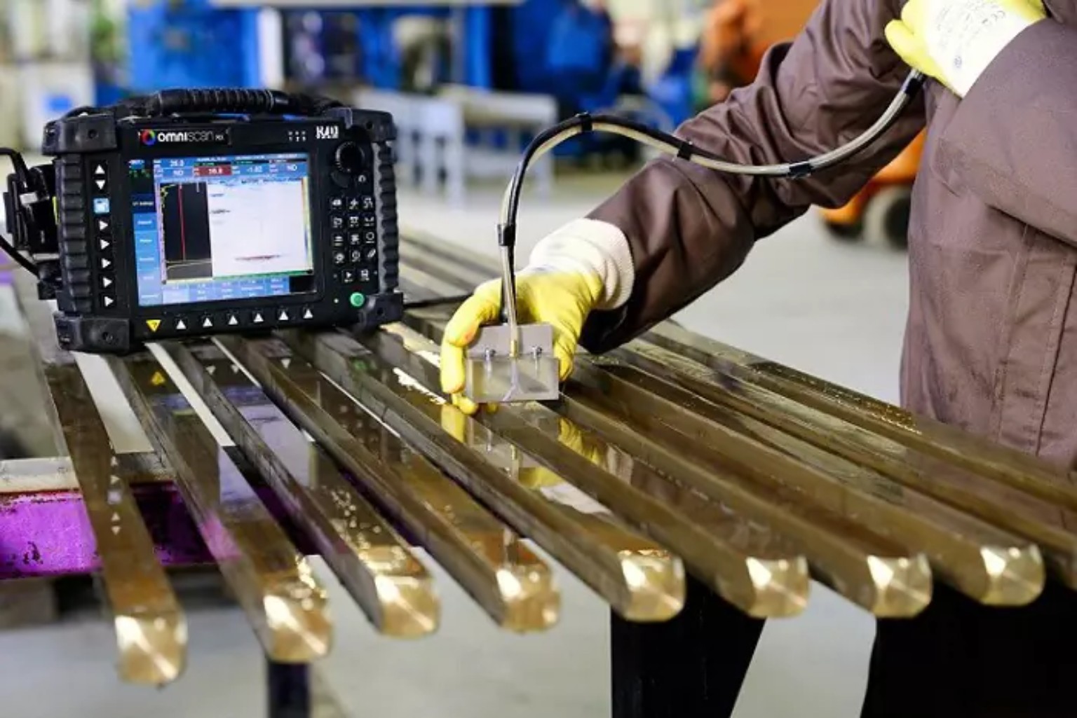 NDT and technical quality control for industrial products Non-destructive testing equipment used for industrial quality control